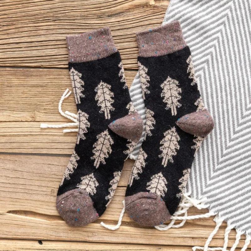 Autumnal Women's Wool Socks ( 1 Pair ) - Scandi Socks