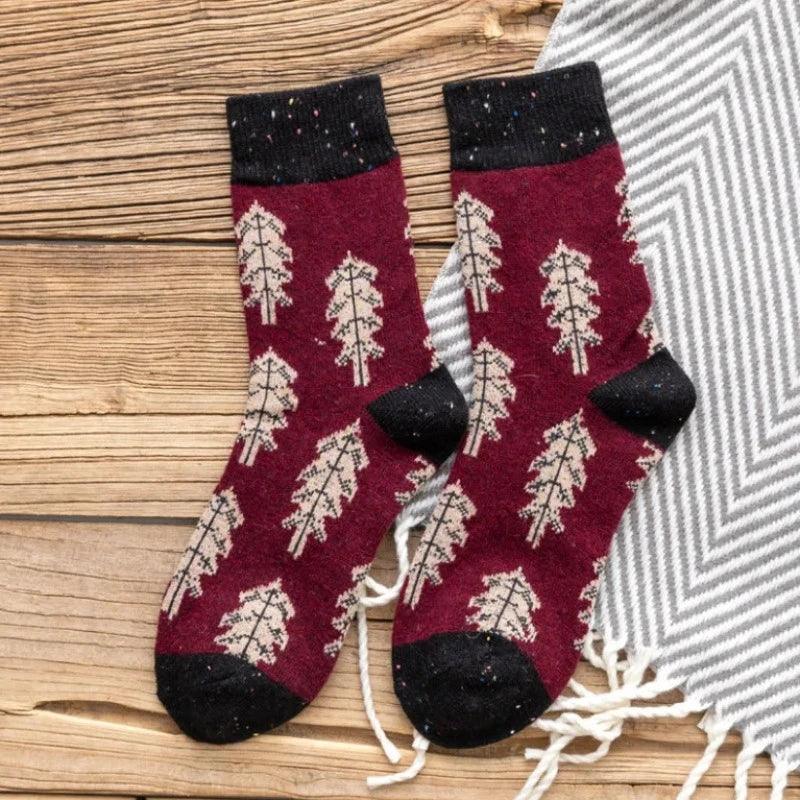 Autumnal Women's Wool Socks ( 1 Pair ) - Scandi Socks