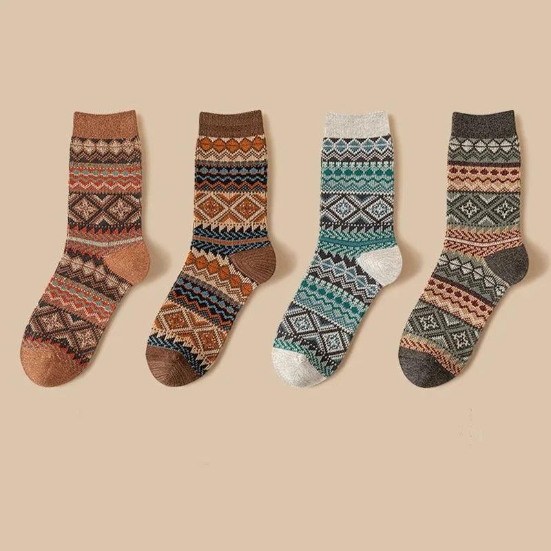 Ferdighet ( 4 Pairs ) | Nordic Socks - Scandi Socks