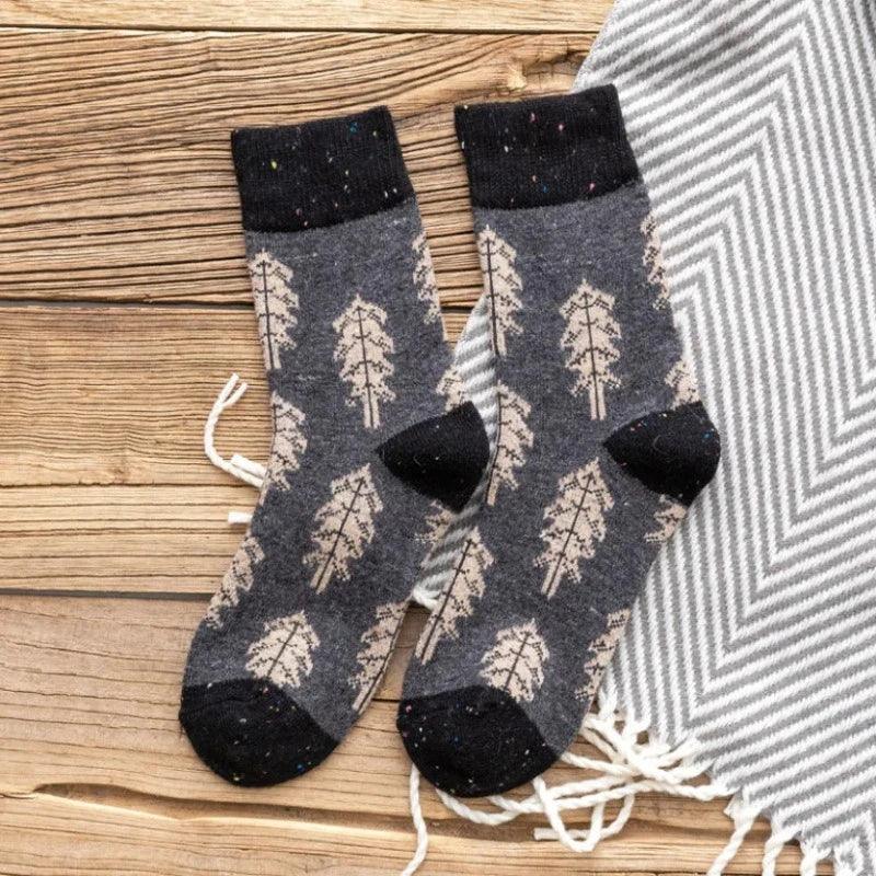 Autumnal Women's Wool Socks ( 1 Pair ) - Scandi Socks